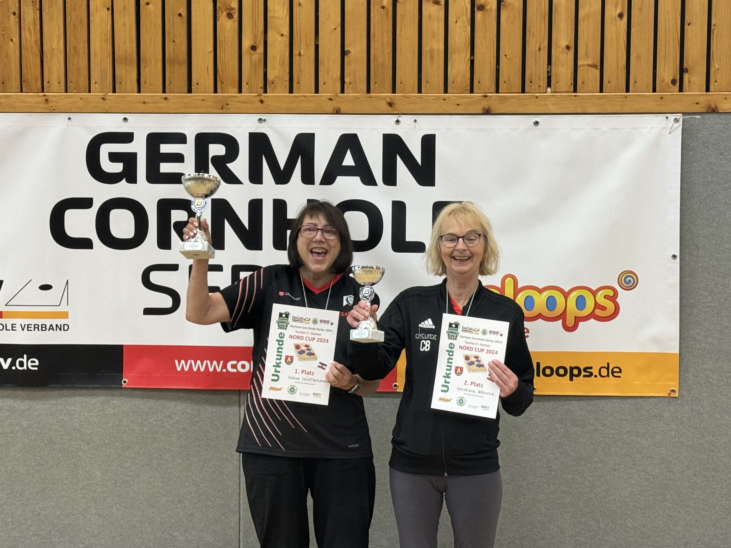 Ranking German Cornhole Series 2024 nach 2 von 3 Turnieren